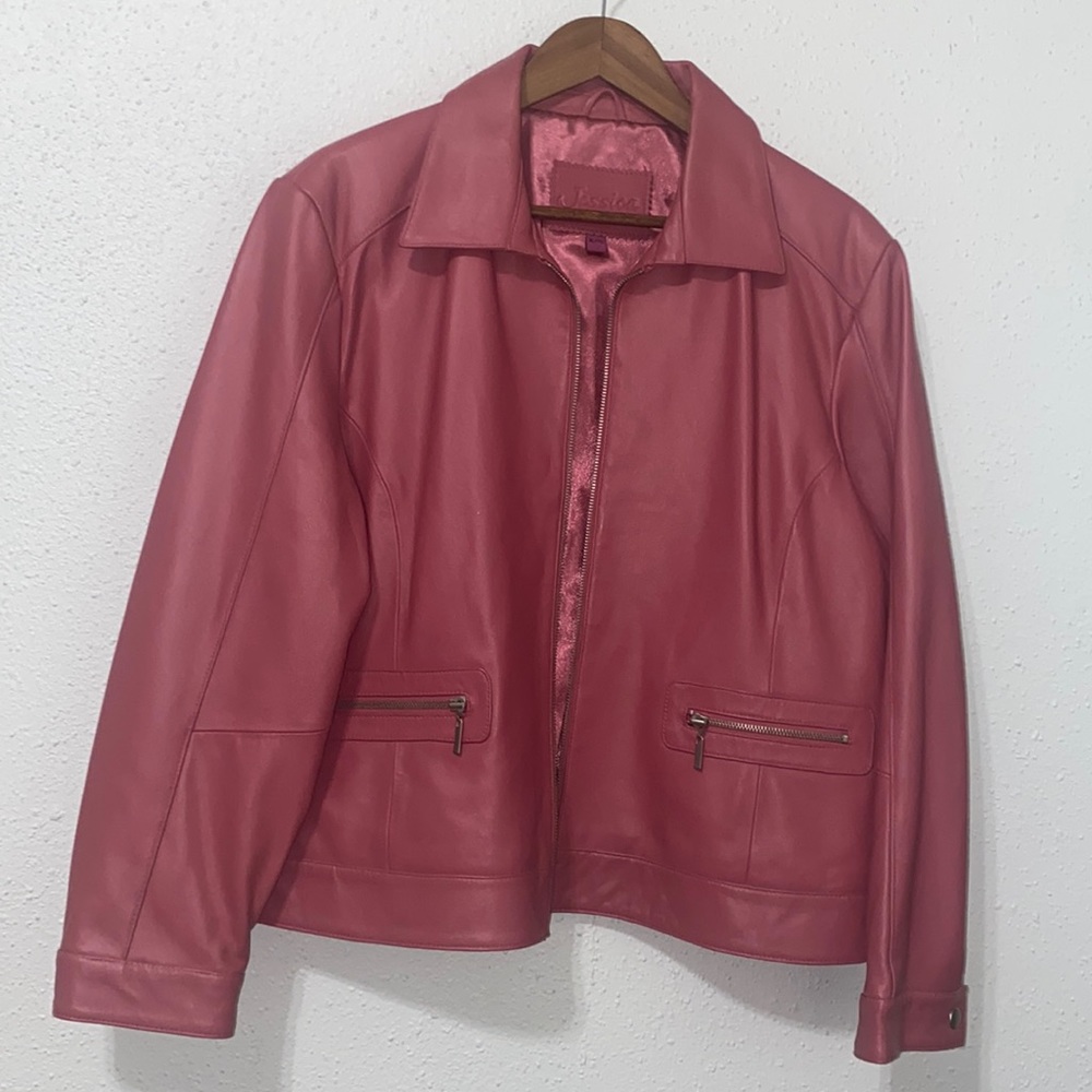 Jessica Genuine Leather Vintage Jacket 90s Sears Canada